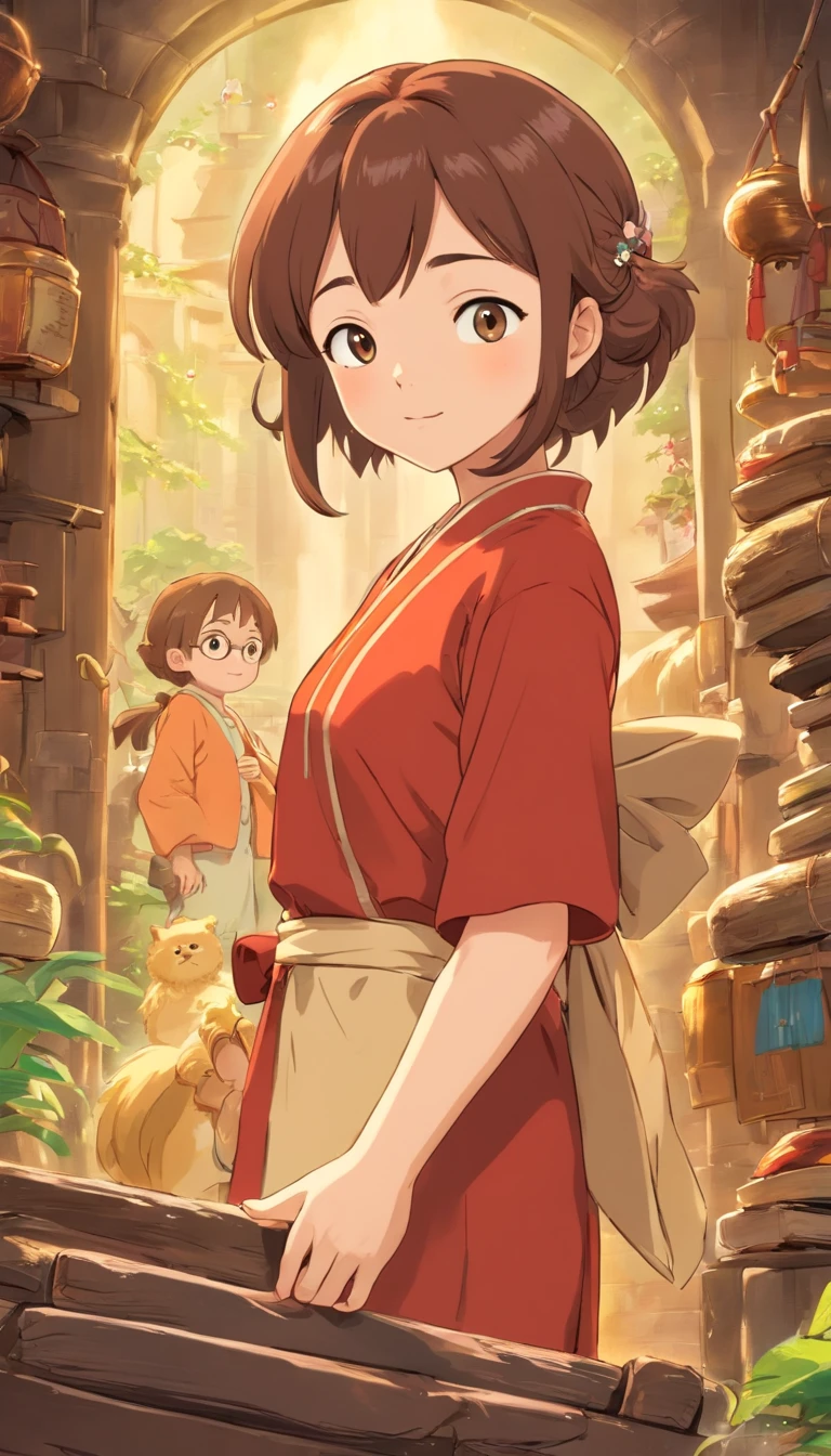 qualidade de imagem do filme,Animation by Hayao Miyazaki,Miyazaki animation style,Hayao Miyazaki animated film,Filmes 3D,China-style,joias de ouro elaboradas,Anel de ouro amarelo,colar de ouro,liquid chocolate,Algumas barras de chocolate,Revestimento plano,4k,retro,illustration,Livros ilustrados,Multiple bodies,O Contexto Complexo,profundidade de campos,Luz alta,luz real,Traching de raias,oc renderizado,hyper-realistic,melhor qualidade,8k,Obras de mestres,super-fino,pelos pubianos detalhados,
