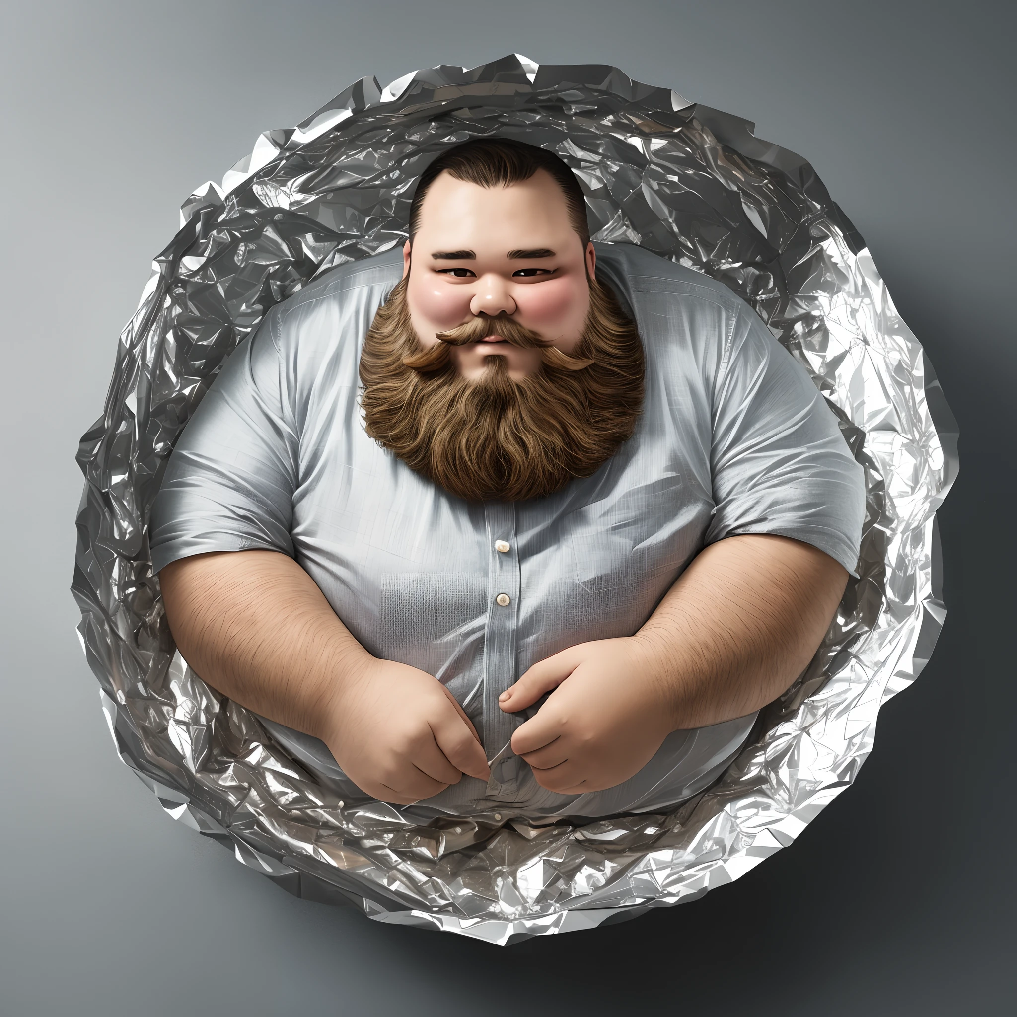 24 year old boy, ultra realistic, burping, big belly, soda in hand, hairy