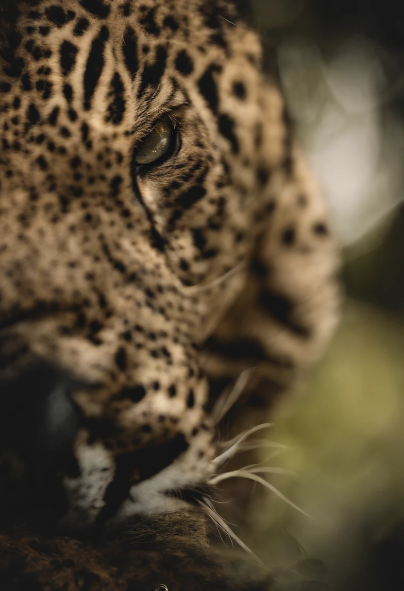 Logotipo do Arch Linux com manchas de leopardo