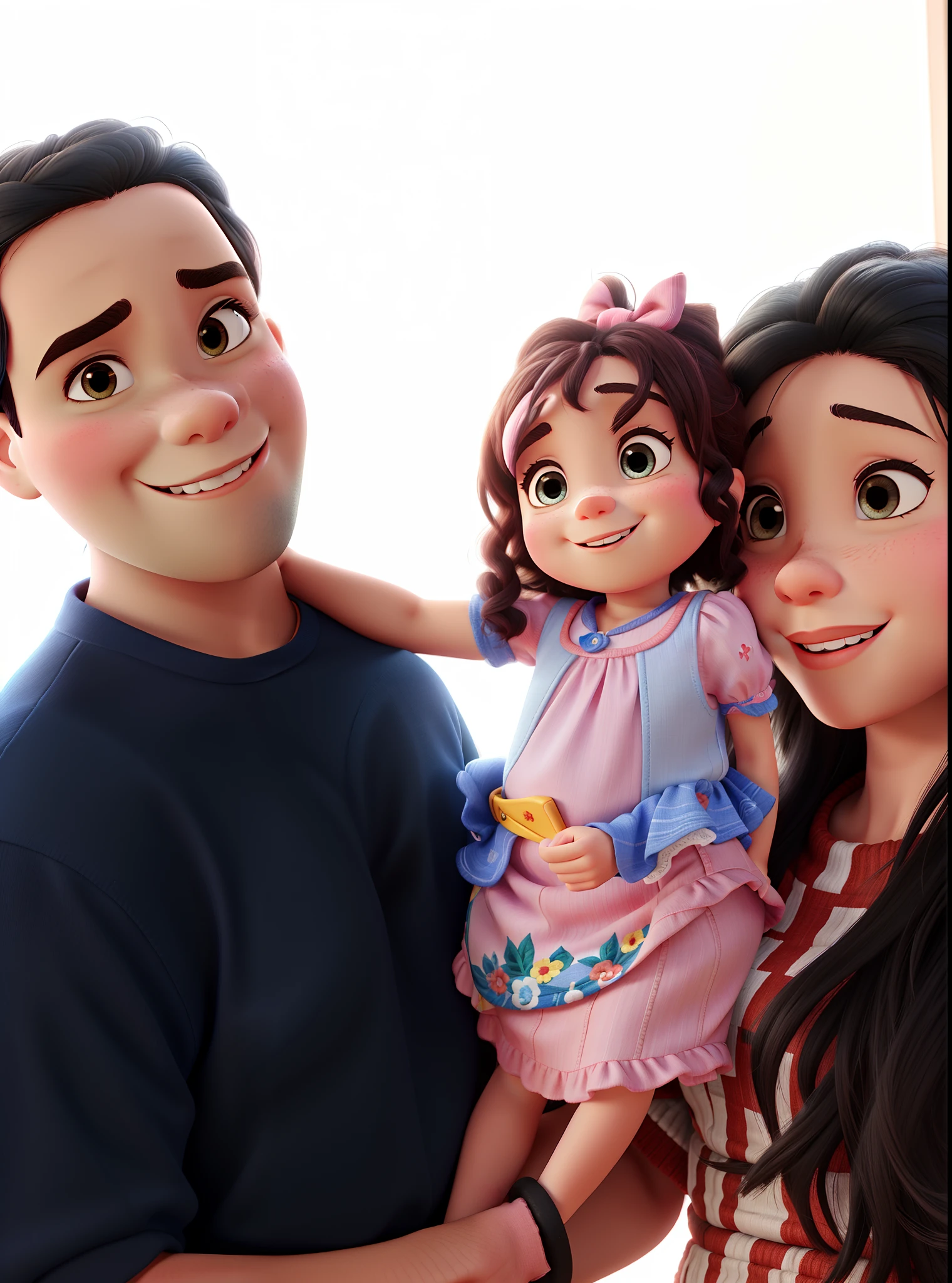 pai, Mother Girl Small Hair, Disney pixar |