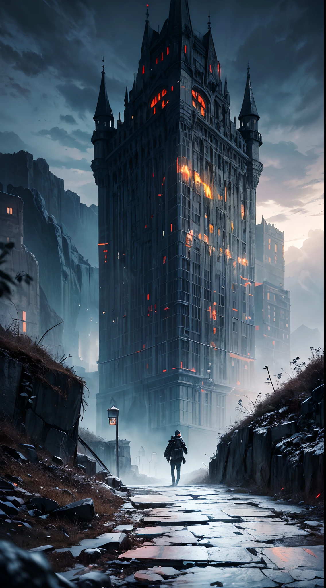 In this creepy dark fantasy world, evil souls reign supreme, their corrupted influence casting a perpetual shadow over the land. As a lone survivor, you must navigate the treacherous landscape, where every step could lead to your demise. How will you use your cunning and resourcefulness to outwit the malevolent forces that seek to claim your soul