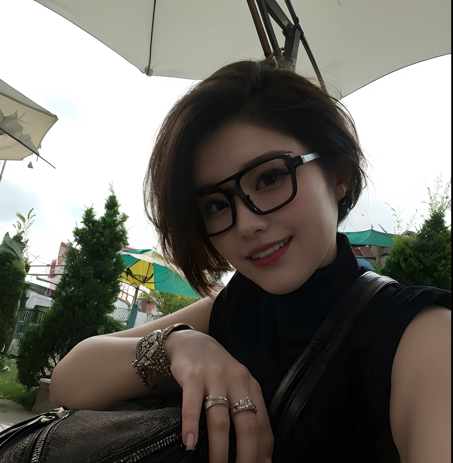 Innocent 20 year old girl、((Oversized white T-shirt,Dramatic poses)),Smile,short-cut,Park background、Raw photo, (8K、top-quality、masterpiece:1.2)、(intricate detailes:1.4)、(Photorealsitic:1.4)、octane renderings、Complex 3D rendering ultra detail, Studio Soft Light, Rim Lights, vibrant detail, super detailing, realistic skin textures, Detail Face, Beautiful detail eyes, Very detailed CG Unity 16k wallpaper, make - up, (detailedbackground:1.2), shinny skin, Full body、From head to thigh、cleavage of the breast,((getting on all fours、stick out buttocks、Put your hands on the ground))