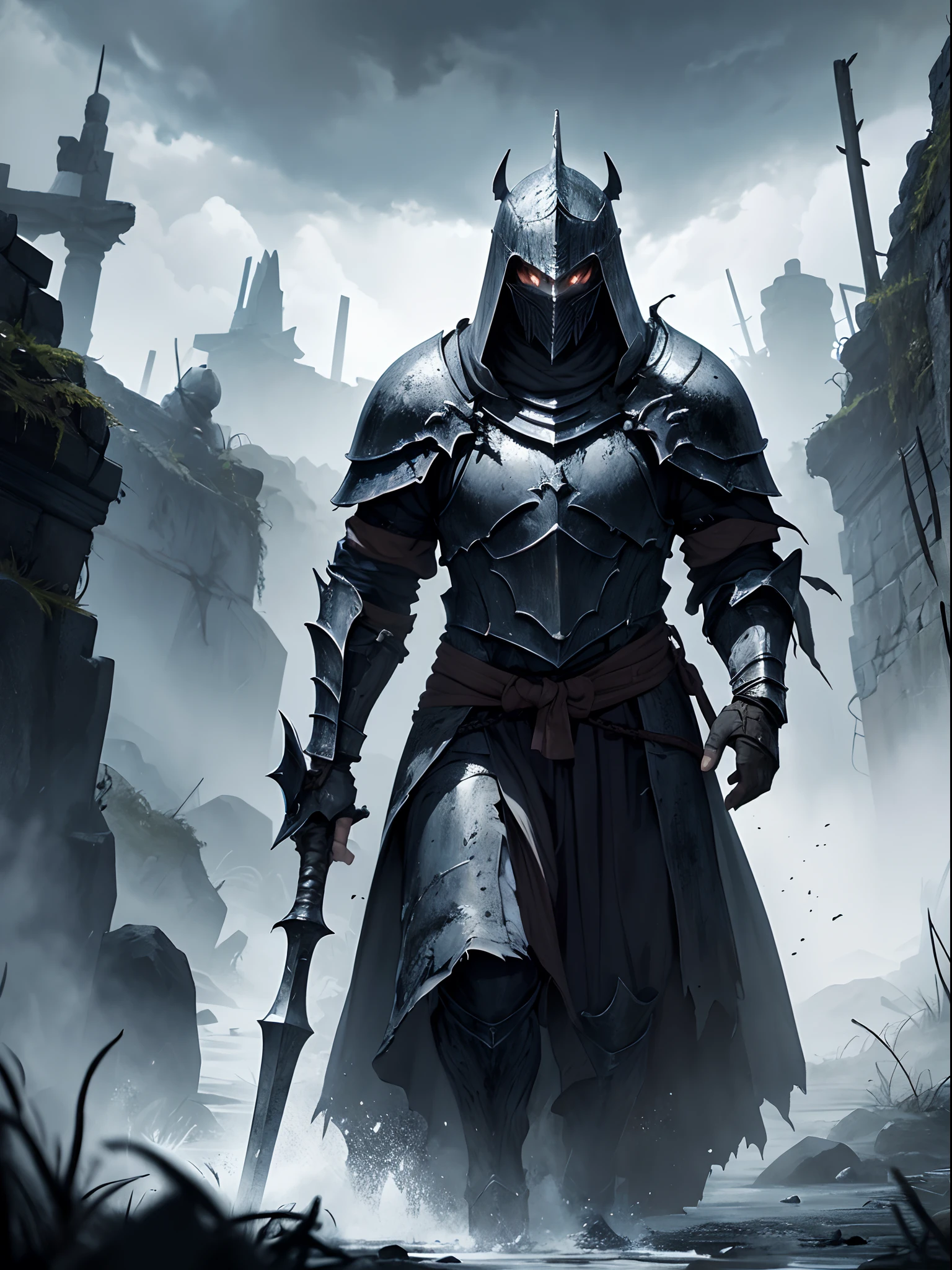 In the unforgiving world of Dark Souls, a lone knight finds themselves face to face with a legion of evil spirits. Bound by a cursed fate, the knight must navigate treacherous landscapes and engage in intense battles to cleanse the realm of darkness. How does the knight’s unwavering determination and unwavering loyalty to their duty fuel their fight against the relentless forces of evil?