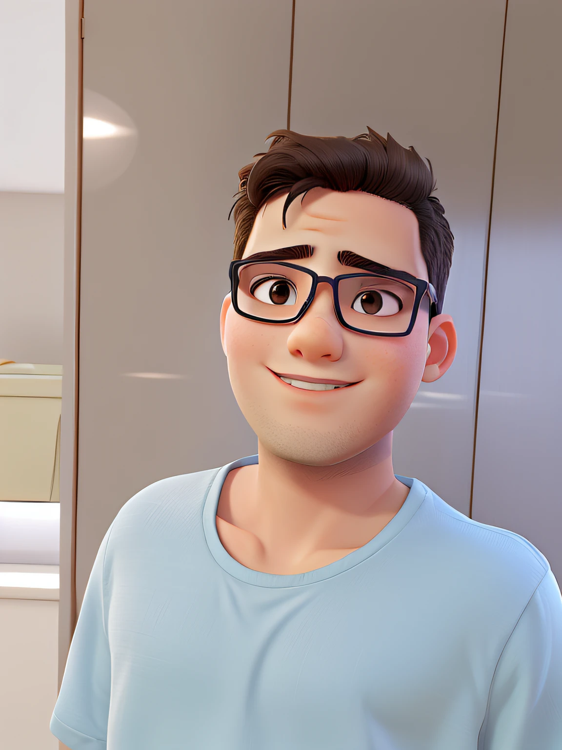 Boy with glasses