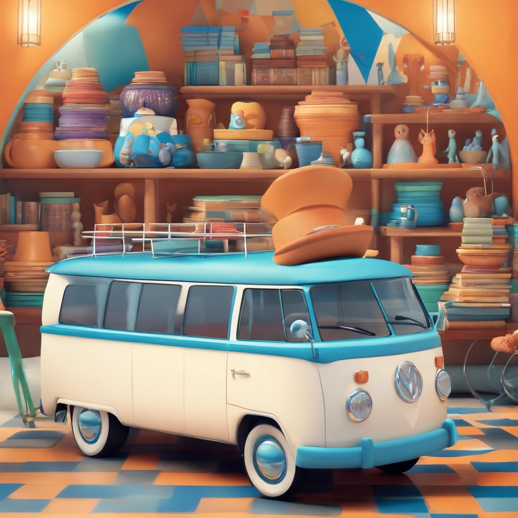 fundo branco, pixar desenhos animados 3D, homem lendo um livro, ::estilo pixar cartoon