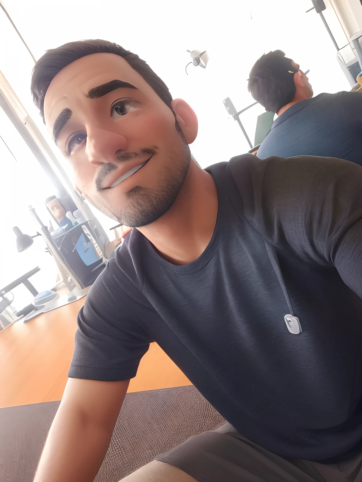 quero um desenho de um homem pardo dando aula de biologia