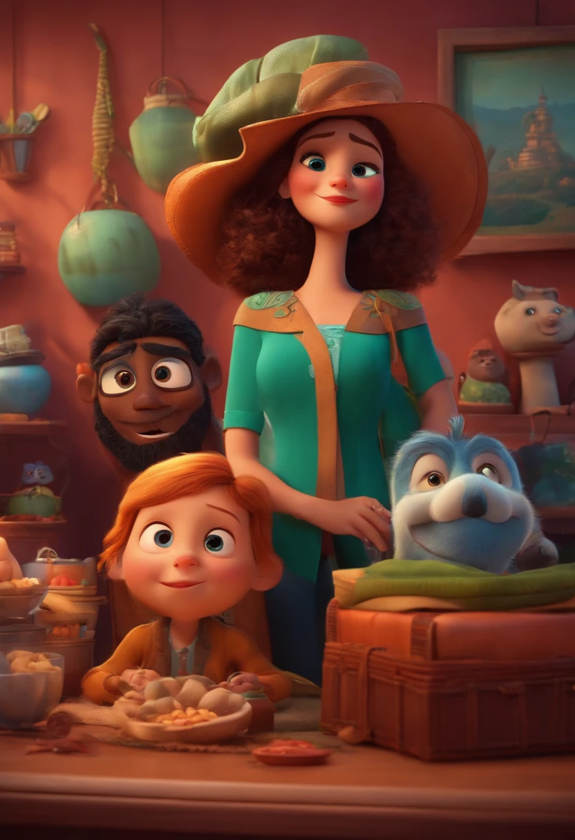 Estilo pixar formatura