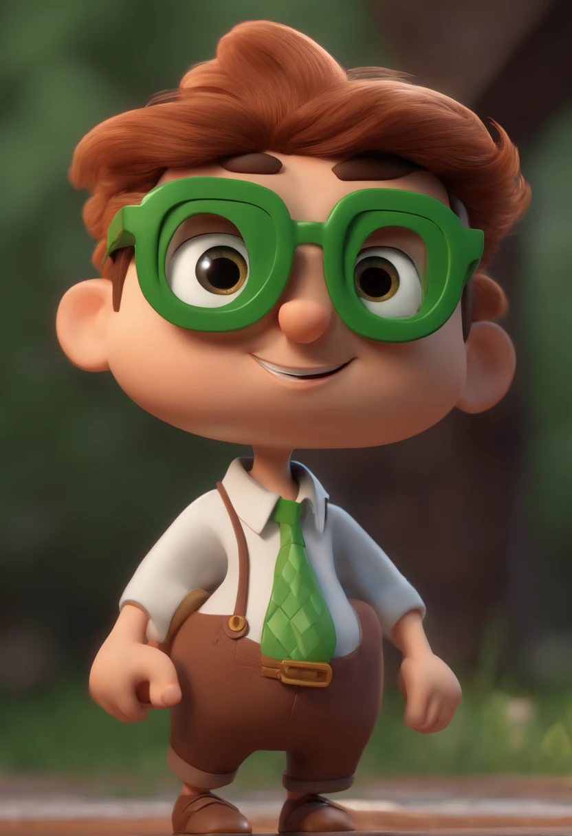 Cartoon character of a brunette man with cycling glasses and an oversized shirt , animation character, Caractere estilizado, animation style rendering, 3D estilizado, Arnold Maya render, 3 d render stylized, toon render keyshot, Personagem 3D, Personagem 3D, 3d rendering stylized, 3 d character render, personagem de desenho animado, Personagem de close up, Pose de personagem, (Estilo Pixar) (master part:1.2) (Bokeh) (best quality) (pele detalhada) (textura detalhada) (8k) (argila) (Cinematic lighting) (foco nítido