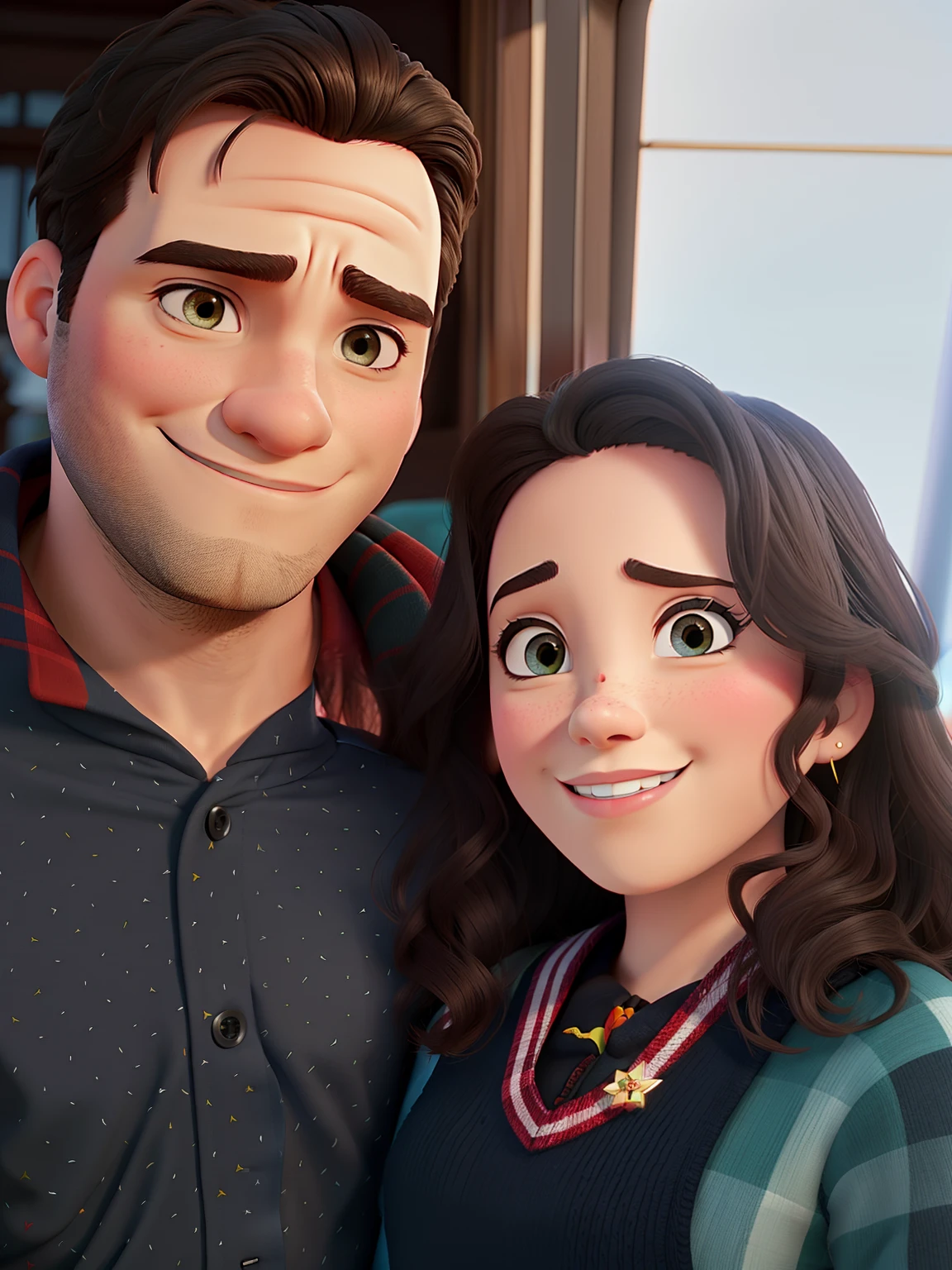 Casal feliz igual filme da Disney amor