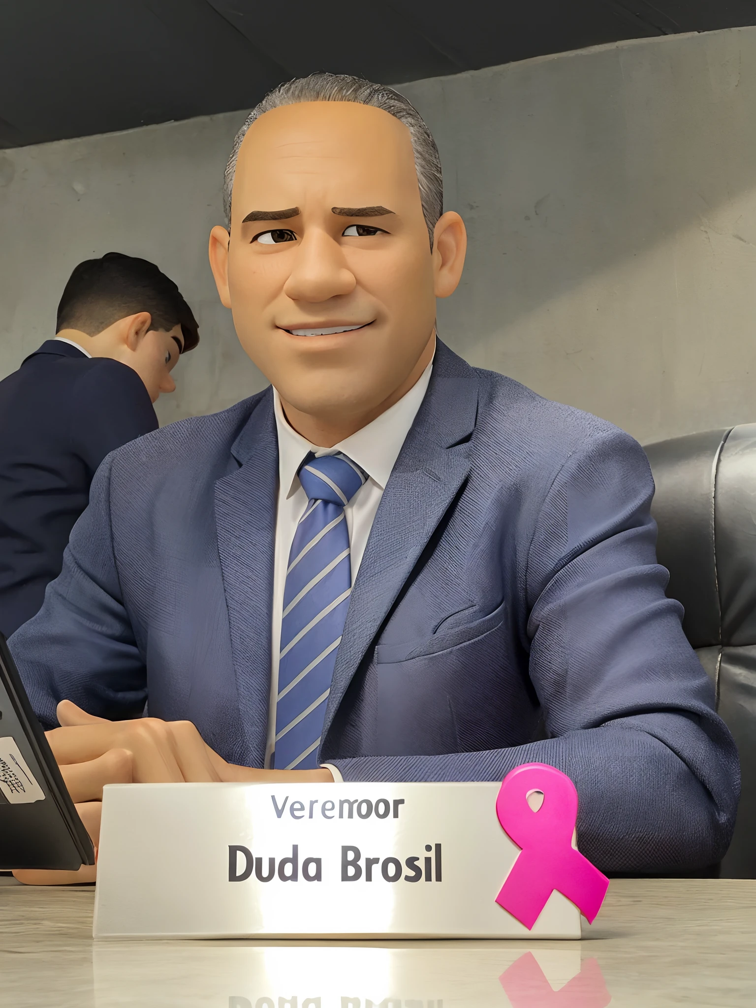 Um homem moreno estilo disney pixar, alta qualidade, melhor qualidade