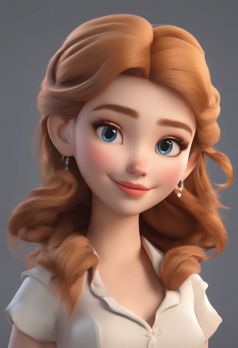 best quality, master part, fotorrealista, extremamente detalhado CG unidade 8k papel de parede, Chibi,1girl, Elsa,sozinho, cheio_corpo, sorrir, Olhando_em_visualizador, ao ar livre,