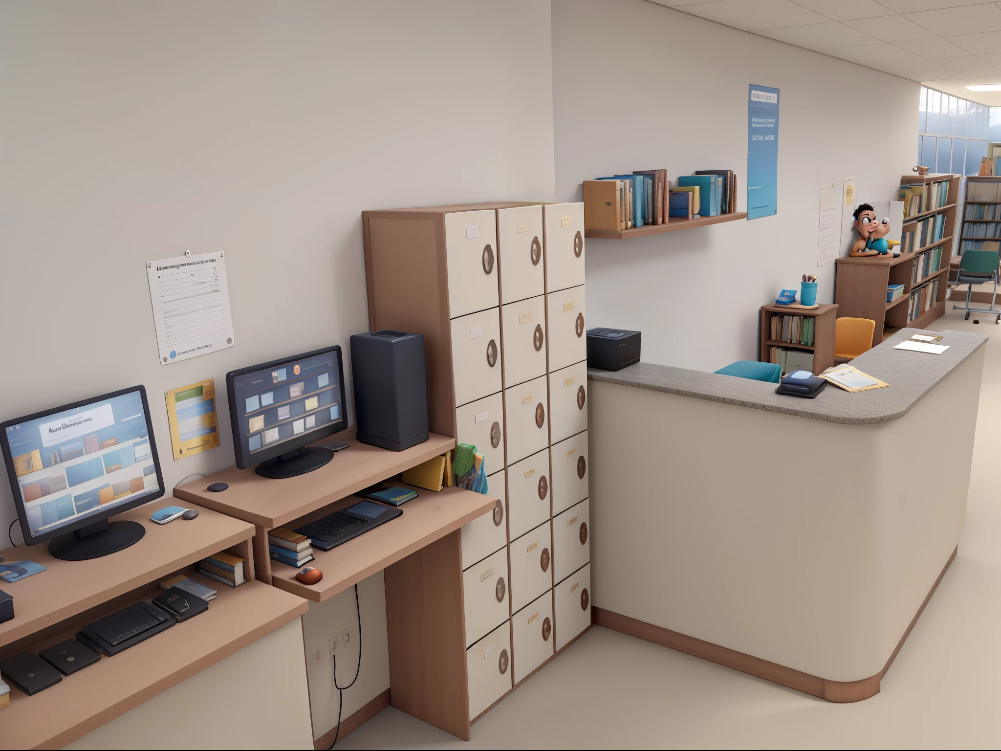 library estilo disney pixar, alta qualidade, melhor qualidade