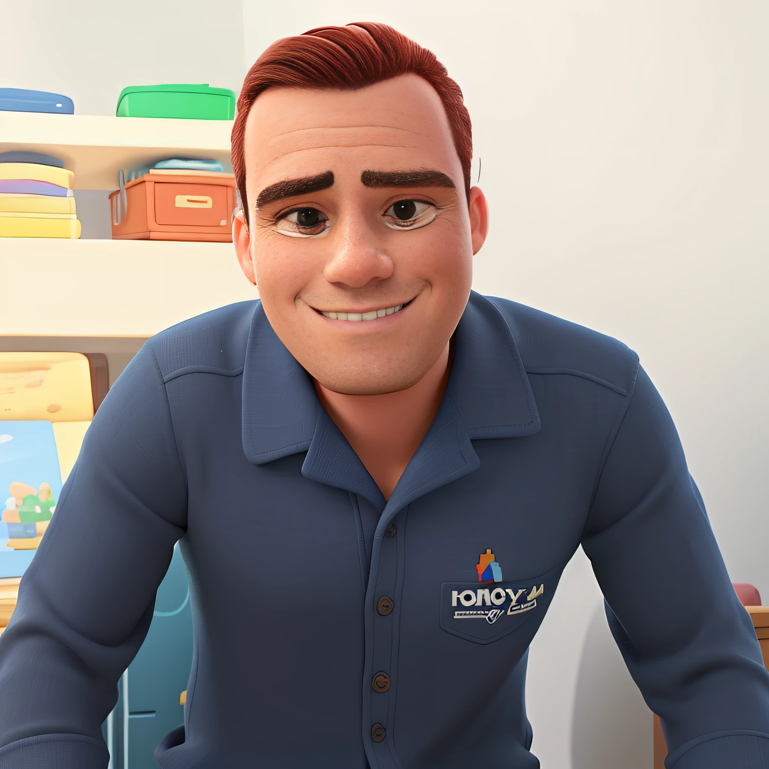 homem moreno no estilo disney pixal, alta qualidade, melhor qualidade