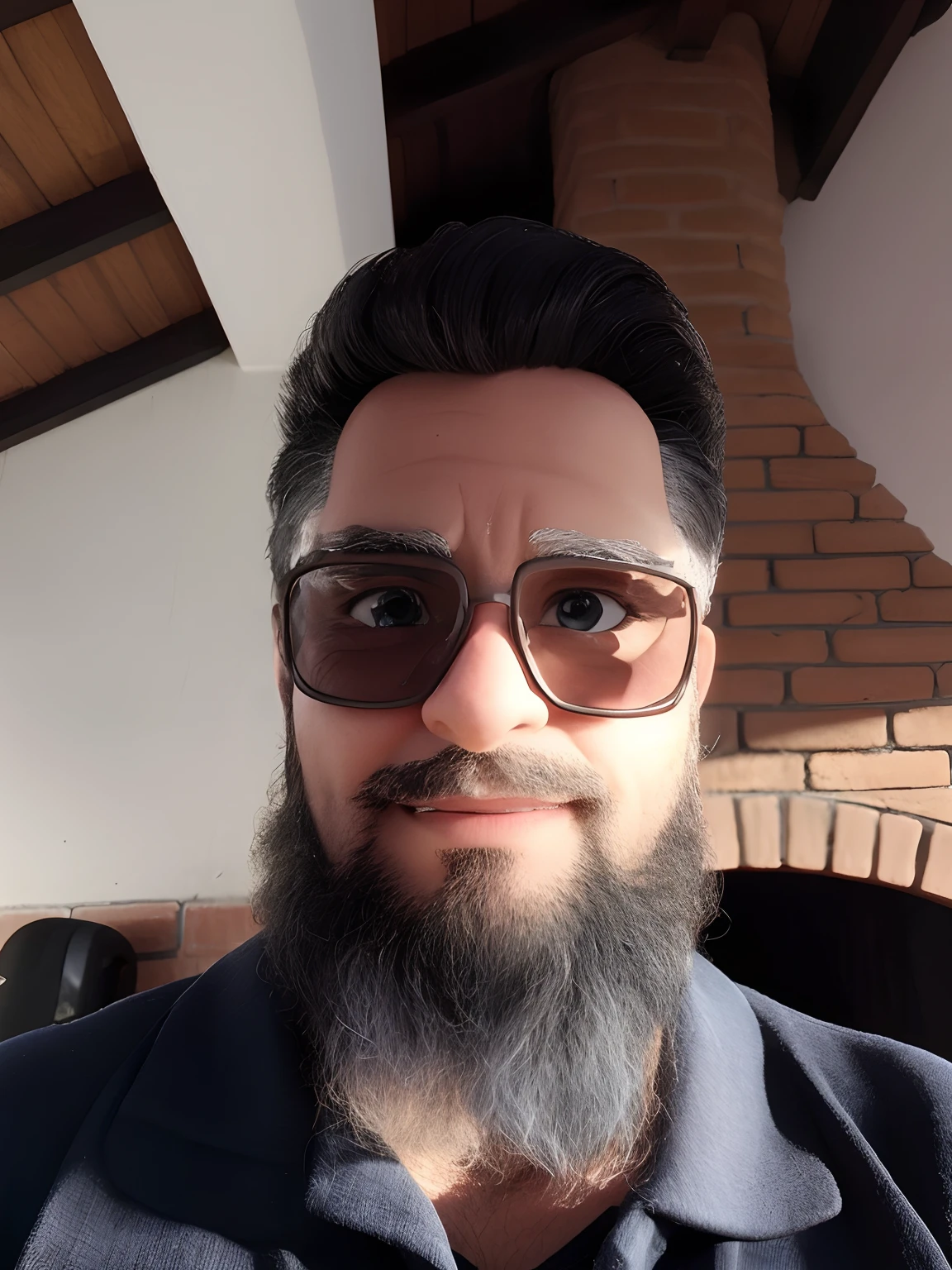 quero um desenho de um homem de 35 anos, na rua