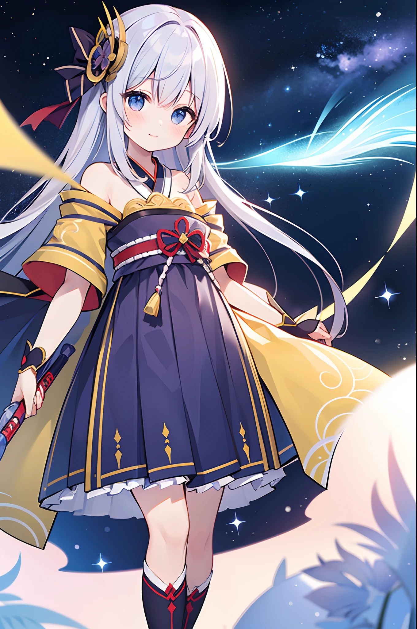 （Masterpiece）、(top-quality)、((ultra-detailliert))、(Super delicate)、Kensei、starrysky、mystical、Fantastical