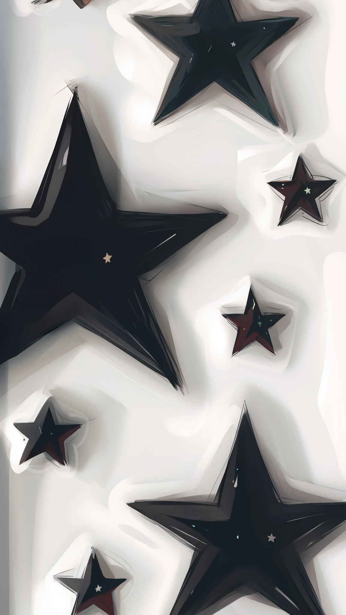 3D Star red and green wallpaper