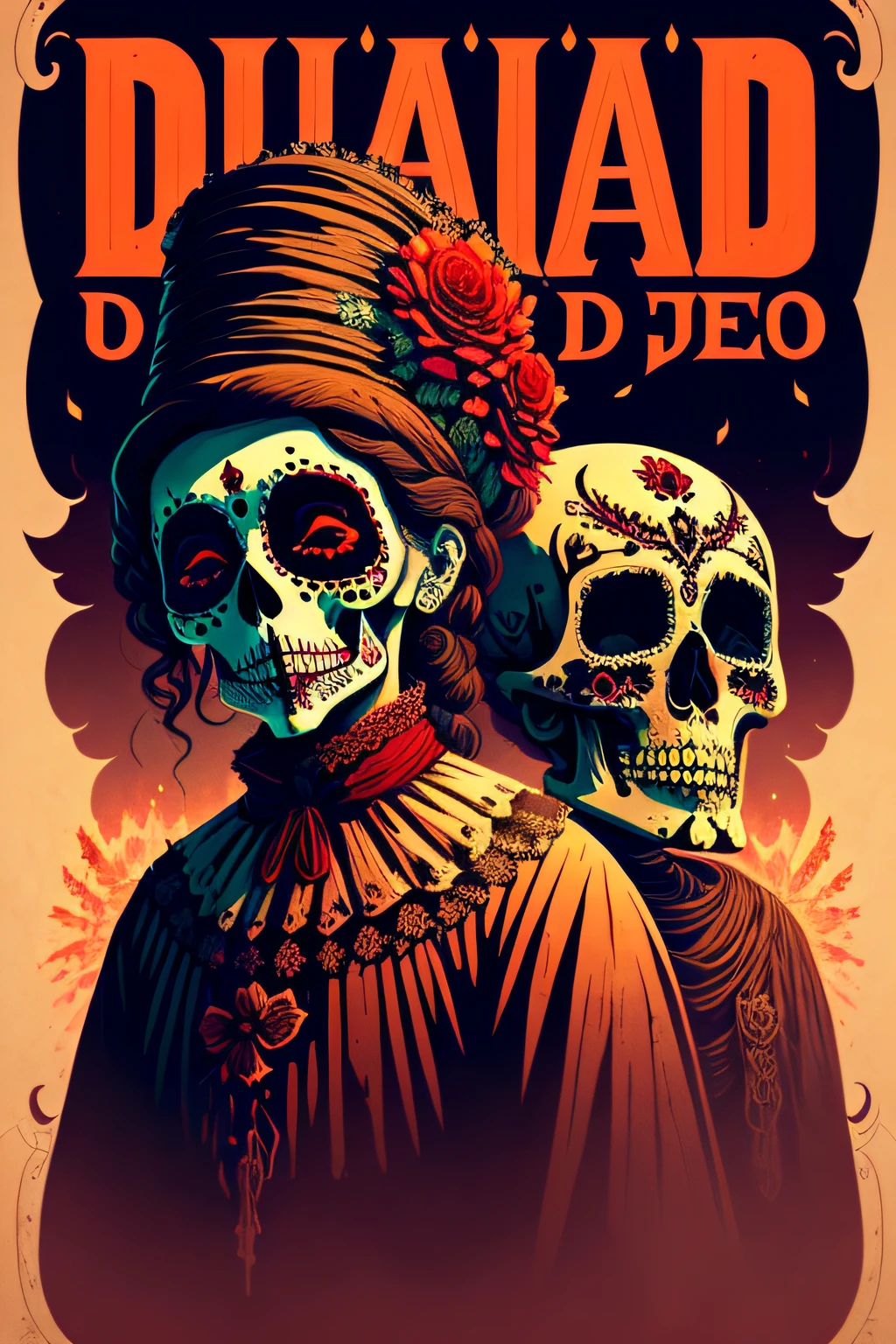 "The Day of the Dead" avec du sang, de l'horreur