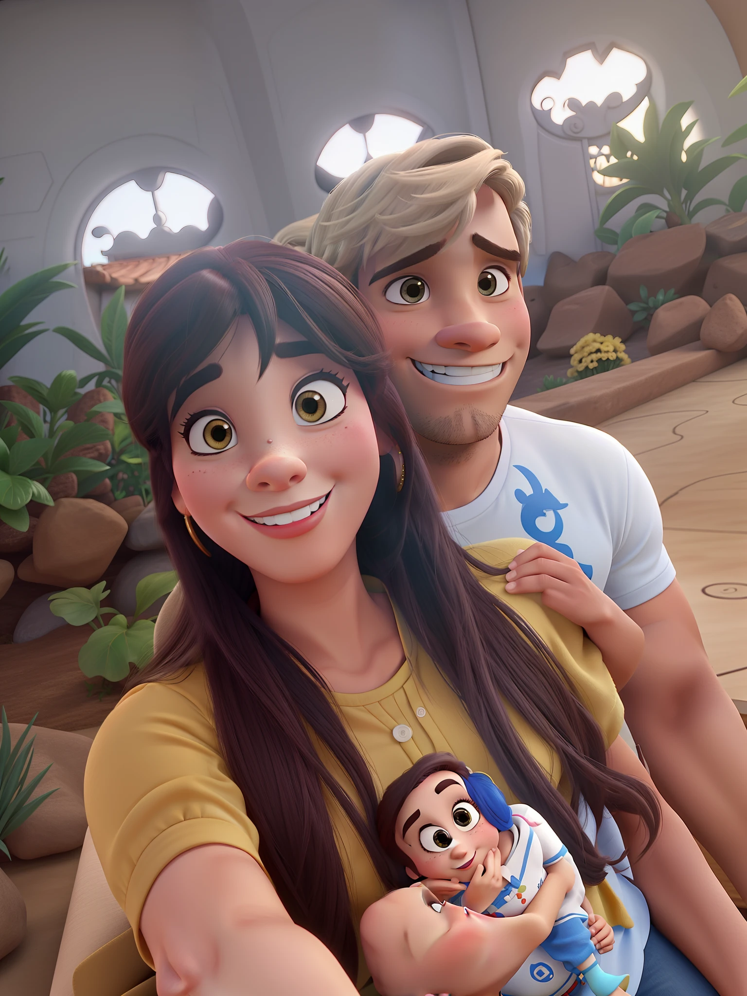 Casal estilo Disney pixar, alta qualidade, melhor qualidade