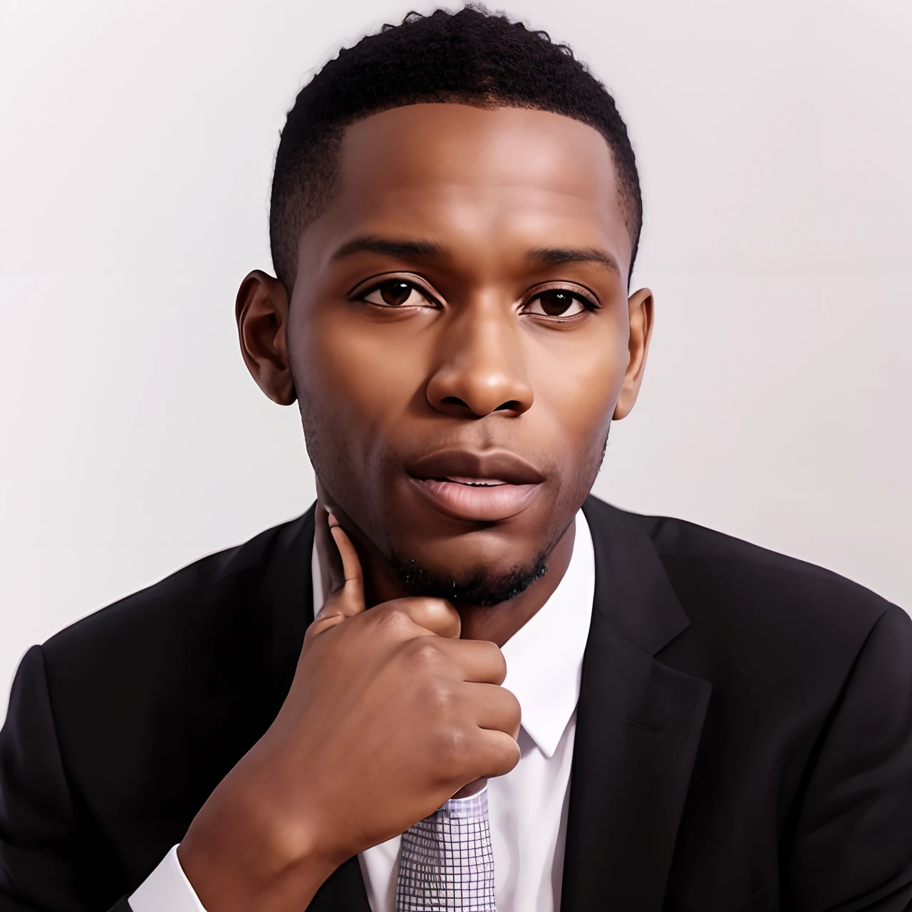 there is a man in a suit and tie posing for a picture, Jemal Shabazz, Riyahd Cassiem, Mkbhd, taken in the early 2020s, Jorge Pemba, David Uzochukwu, foto headshot, foto de perfil headshot, Mohamed Reda, jordan lamarre - wan, Mohamed Chahin
