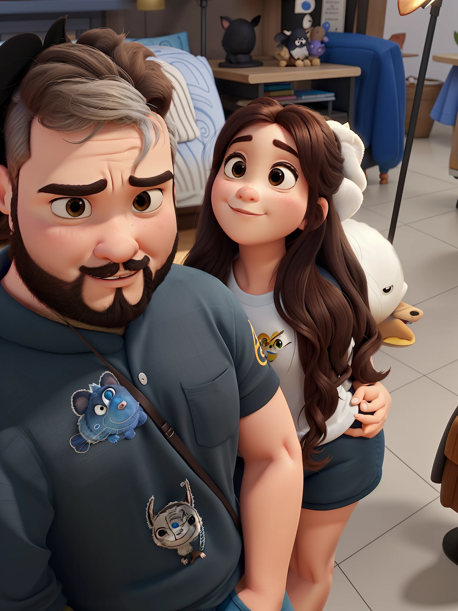 Pixar cercada por coelhos afetuosos, but heartbroken