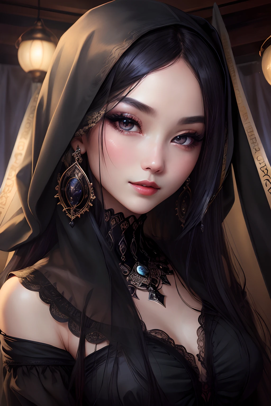 a beauty girl，Shawl hair，On your stomach，pouting her ass --auto