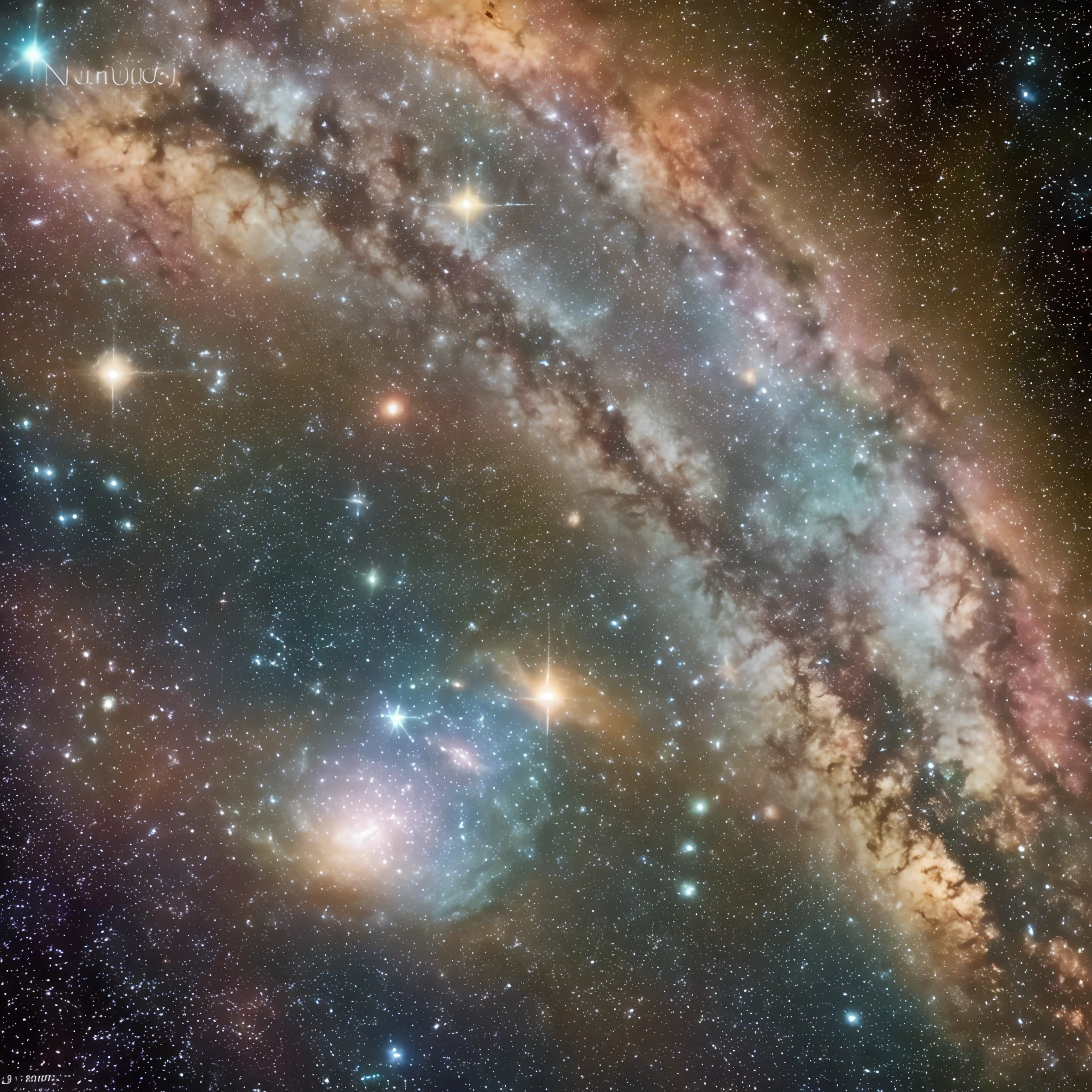 numeros no universo e estrelas
