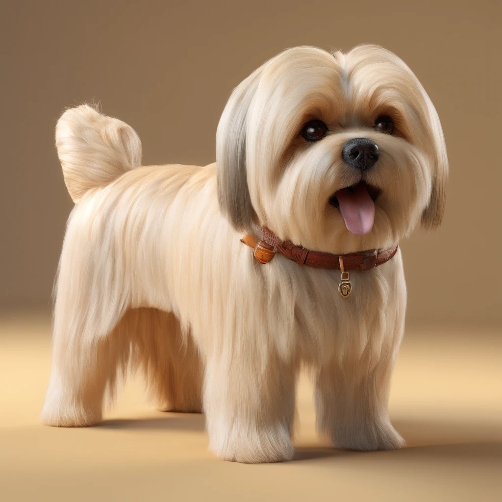 Nina is a 3-year-old Lhasa Apso, muito alegre, brincalhona e protetora