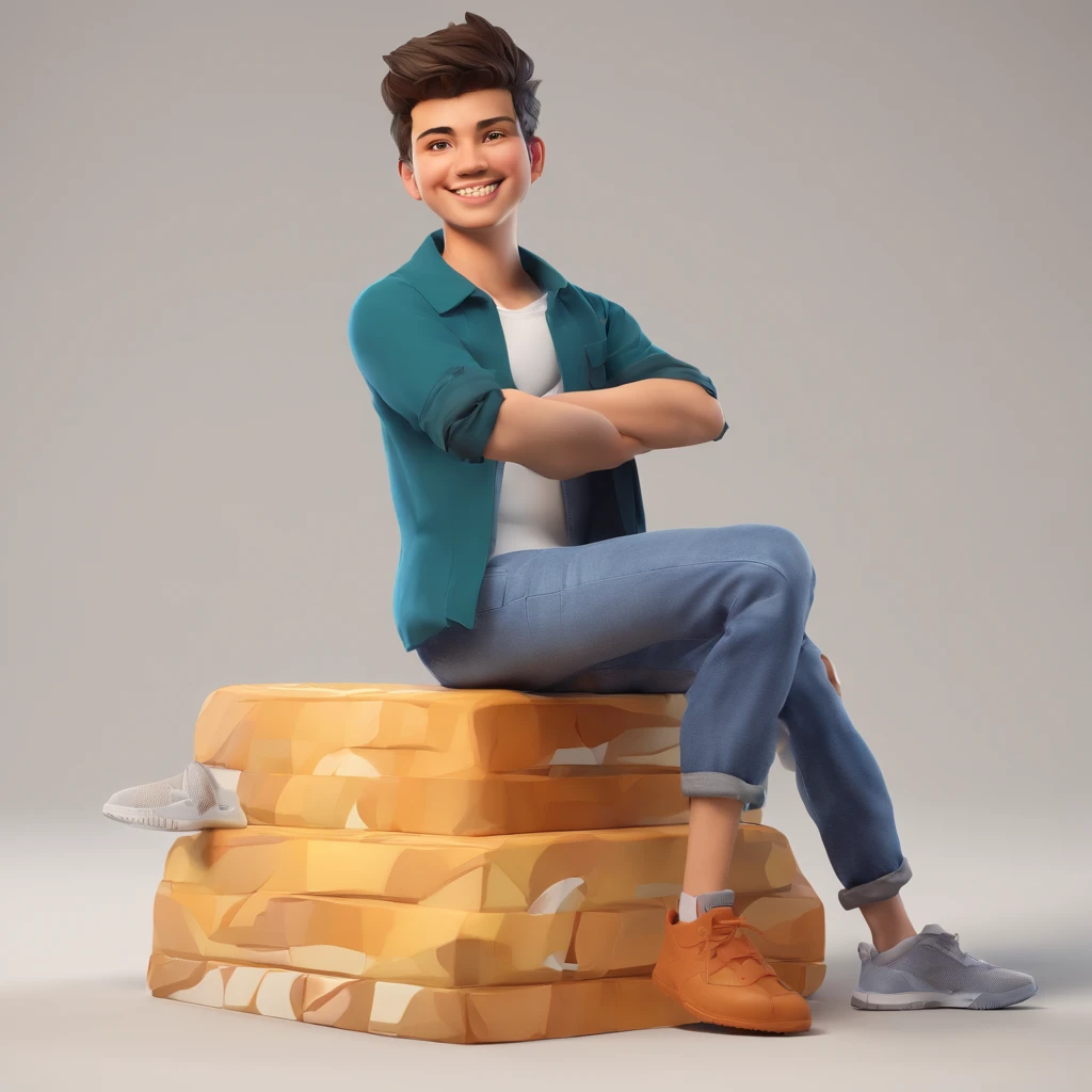 Pedroh is a smiling 20-year-old human boy