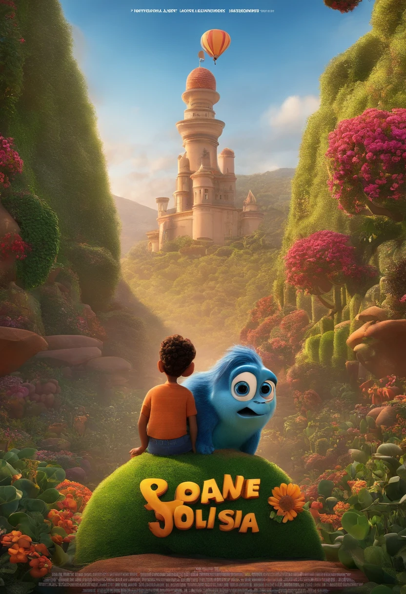 filme Jeca e o Lobisomen 2023 estilo filmes Pixar, With the name ́FERNANDO , poster, with credits