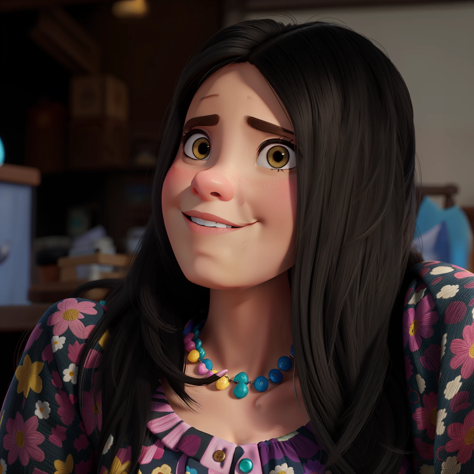 Uma mulher estilo disney pixar, alta qualidade, melhor qualidade