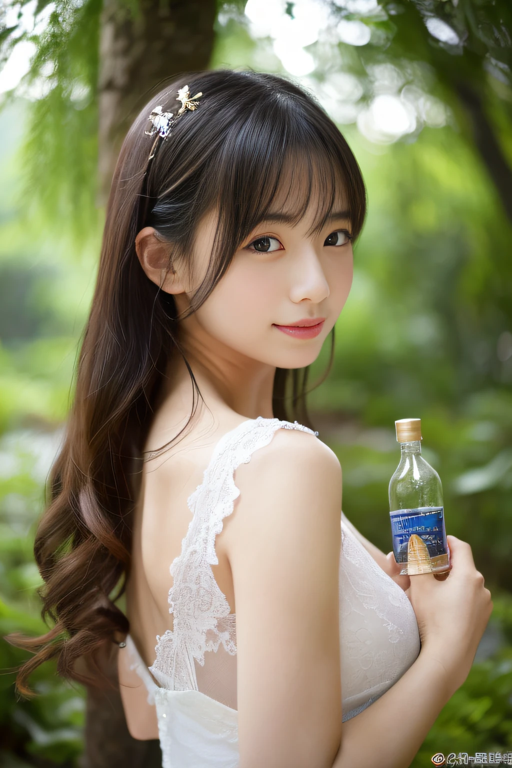 (A world of mysterious dreams、An out-of-this-world majestic world、shine)、((The woman I love、The woman I love))、Perfect appearance、appearance:1.3、(masterpiece,high-level image quality,hightquality)、Beautiful realistic Japan person、爆乳、Clear department、Beautiful poses、Someone's love kills you、Lovely love、Mountains in deep forests々々で、natural、early summer、Only a woman in love、perfect anatomia、Beautiful limbs、Beautiful skin、modeled、(女優、The World of Bottle Curtains)、