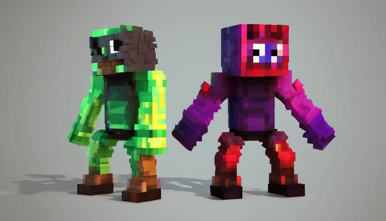 Scary creature minecraft
horror character
render 3D model