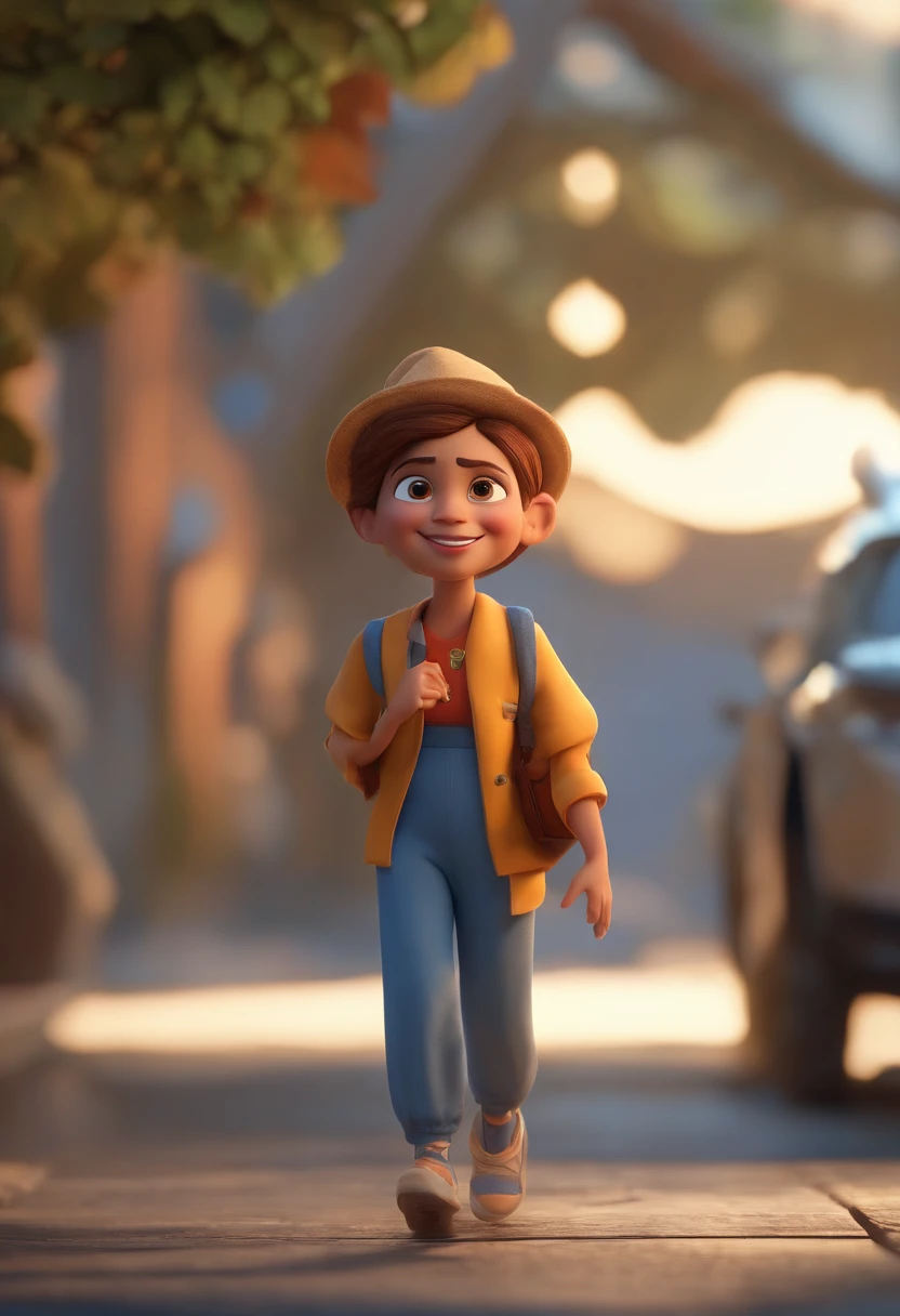 Personagem de desenho animado de uma mulher usando camisa azul, animation character, Caractere estilizado, animation style rendering, 3D estilizado, Arnold Maya render, 3 d render stylized, toon render keyshot, Personagem 3D, Personagem 3D, 3d rendering stylized, 3 d character render, personagem de desenho animado, Personagem de close up, Pose de personagem, (Estilo Pixar) (master part:1.2) (Bokeh) (best quality) (pele detalhada) (textura detalhada) (8k) (argila) (Cinematic lighting) (foco nítido