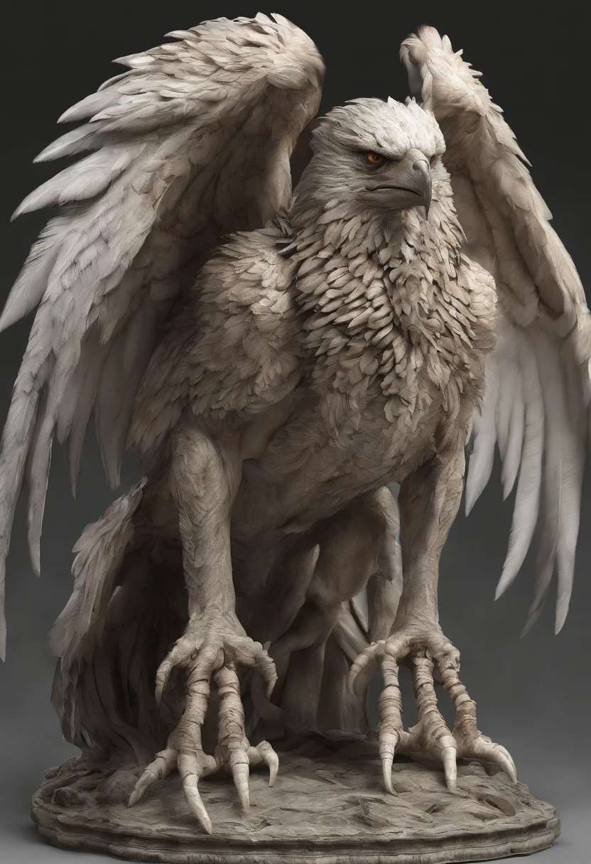 Gryphon,Flesh and blood are hideous,The massive body is accompanied by human arms、lanternas de papel、..tar、Bones, etc,dentes afiados e garras