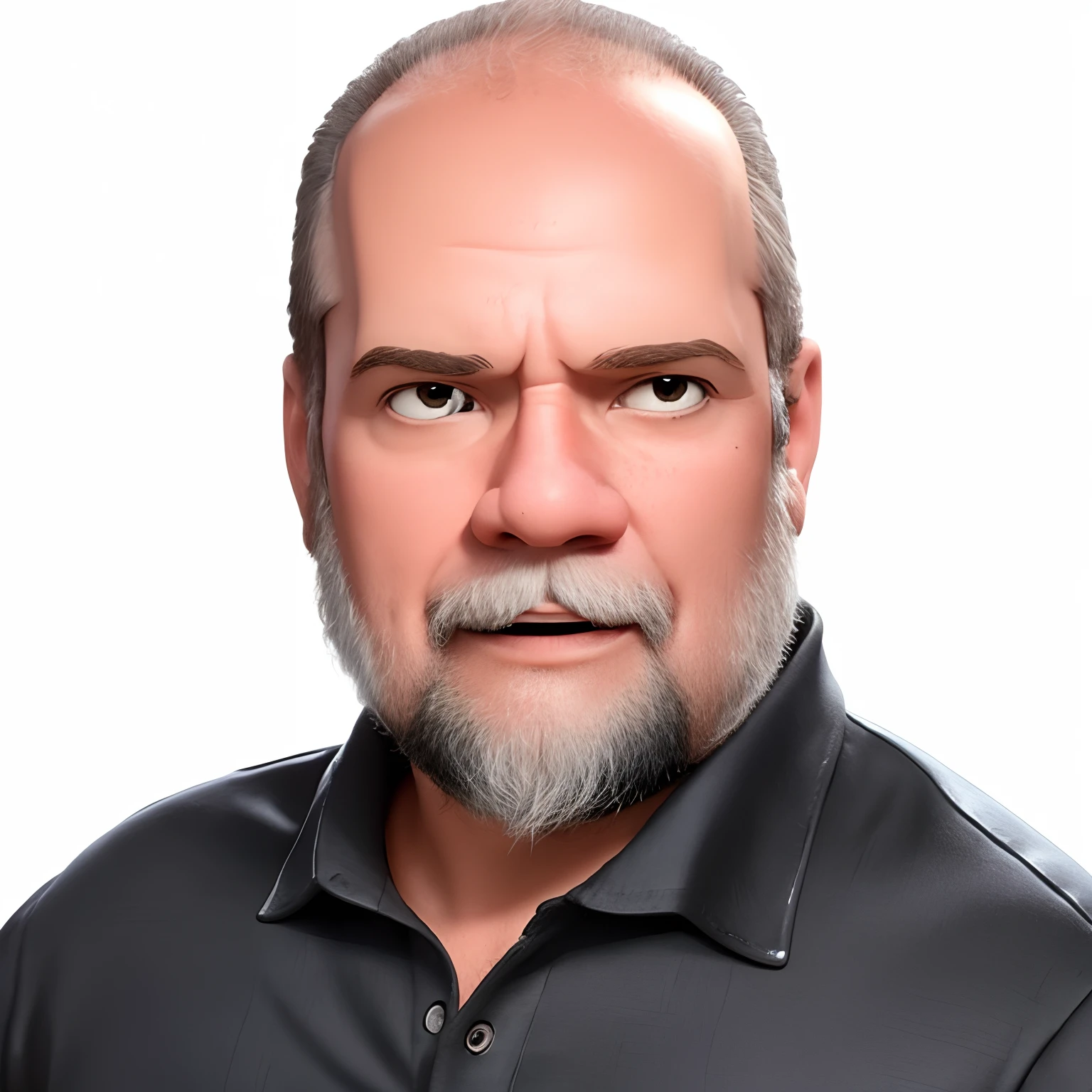 homem careca estilo disney pixar, alta qualidade, melhor qualidade.