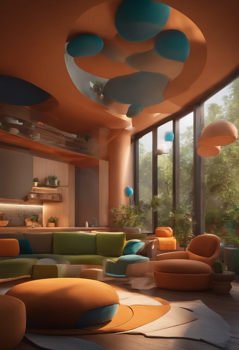 Um arquiteto de sonhos futurista, mas realista, inspired by Pixar animation, de perto. The character takes center stage with captivating facial expressions, oferecendo um toque de irrealidade.