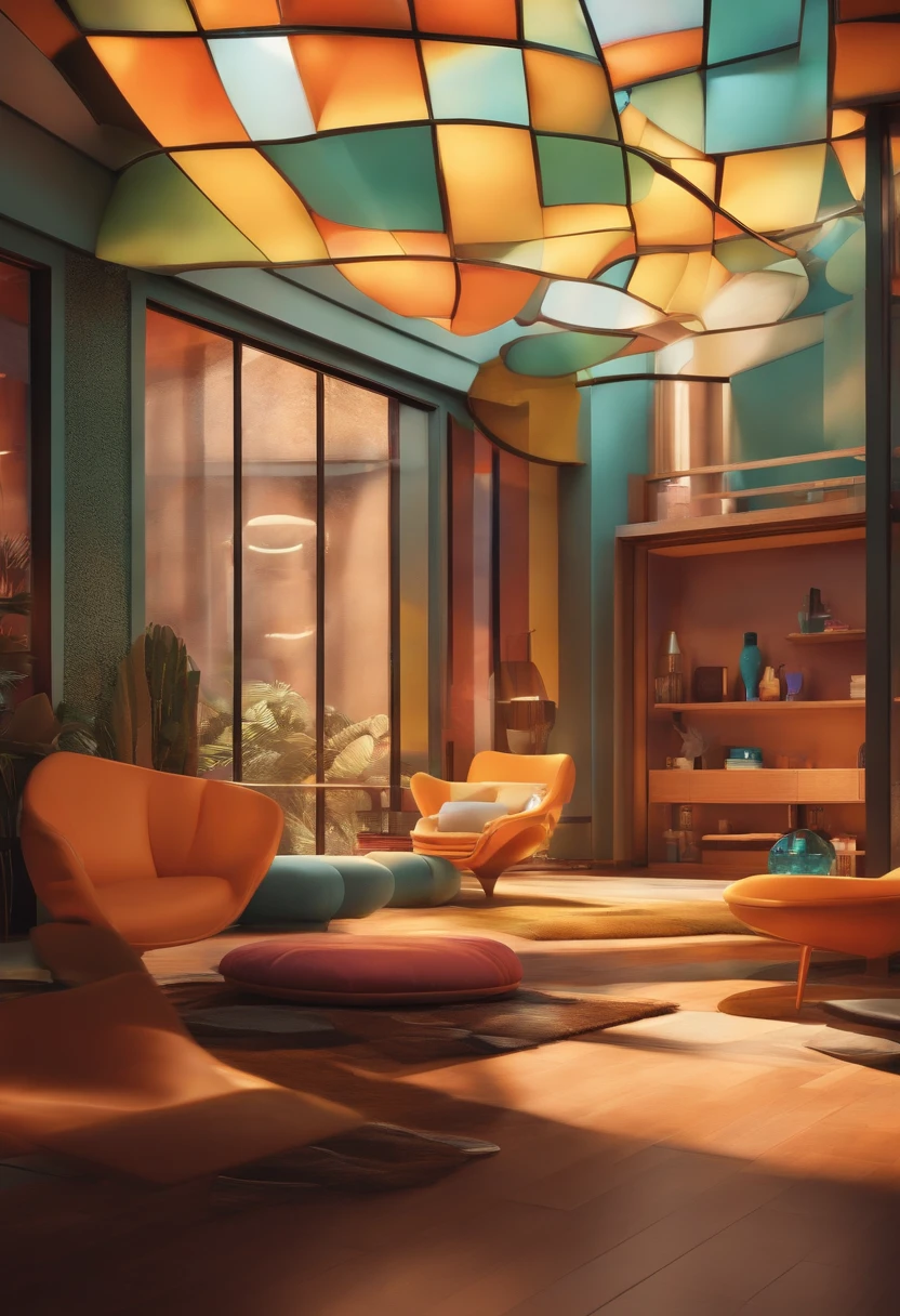 Um arquiteto de sonhos futurista, mas realista, inspired by Pixar animation, de perto. The character takes center stage with captivating facial expressions, oferecendo um toque de irrealidade.