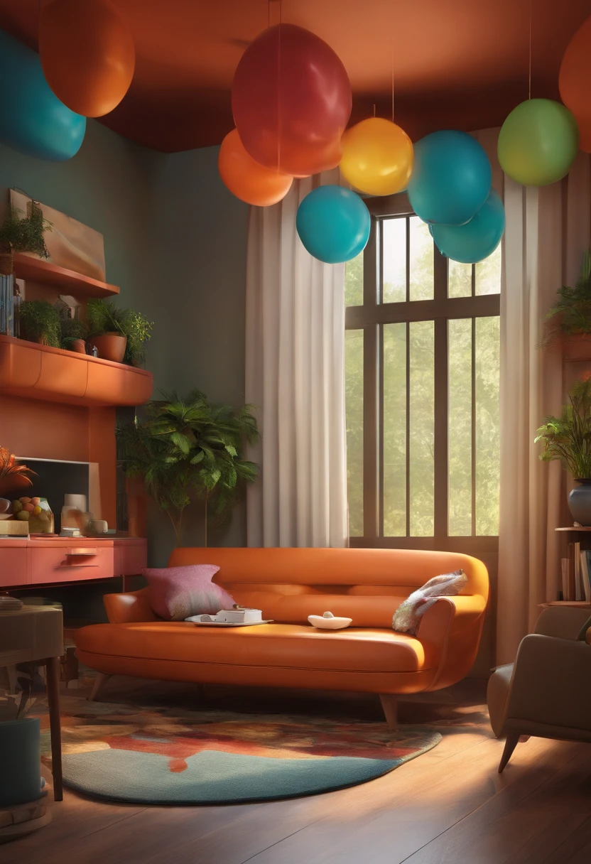 Um arquiteto de sonhos futurista, mas realista, inspired by Pixar animation, de perto. The character takes center stage with captivating facial expressions, oferecendo um toque de irrealidade.