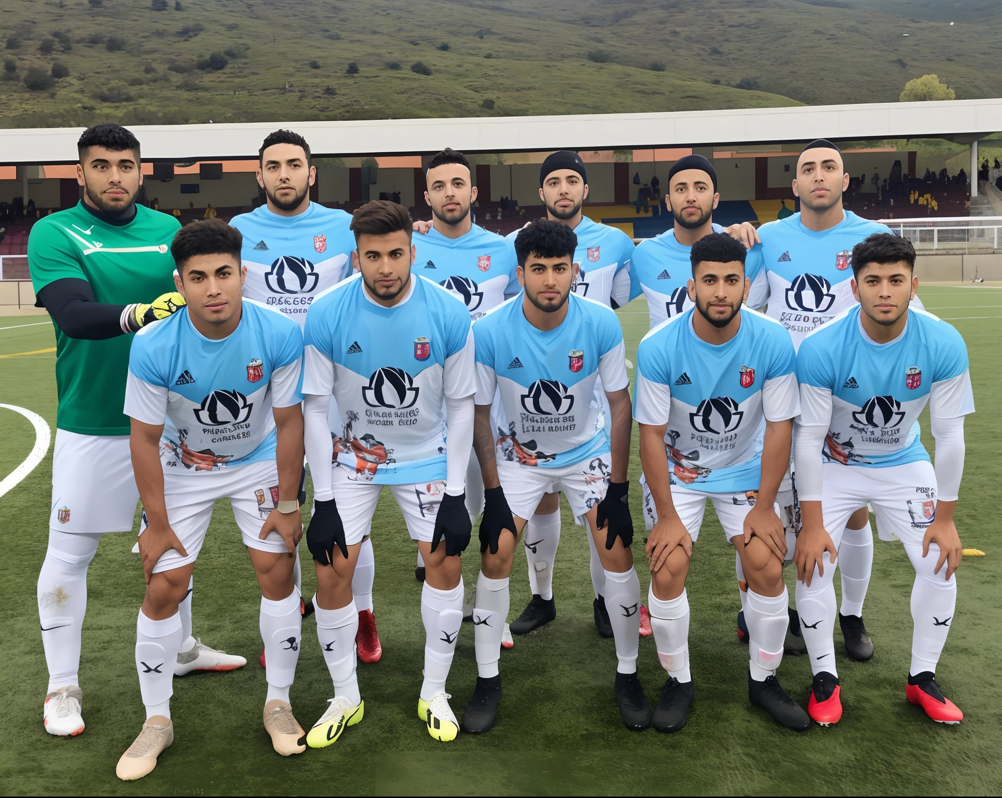 Football players posing for a team photo on a football field, album photo, Can Basdogan, Inicio del partido, 1614572159, Spain, mirada alegre, 2 0 2 2 foto, Fondo transparente, Spain, Ganador del concurso, peruano, lucir triste, Tomada en iPhone 1 3 Pro, piraneas, octa 8k