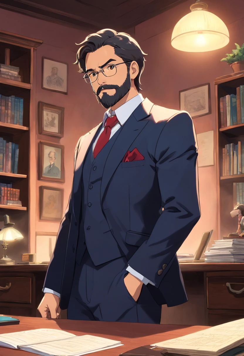 Bearded man in black suit adjusting shirt collar in an office, bonito e elegante, homem bonito, terno preto, De barba e bigode baixo, Cantor Maluma, Foto de um ensaio promocional, Directed by: Robbie Trevino, fazendo uma pose elegante, Retrato promocional, epic and elegant portrait, homem no terno preto, Macho bonito, De Barba, Fotos Promocionais, Ensaio Promocional, Retrato de um homem em um terno, masculino e bonito, terno preto, De barba e bigode baixo, Disney pixa
