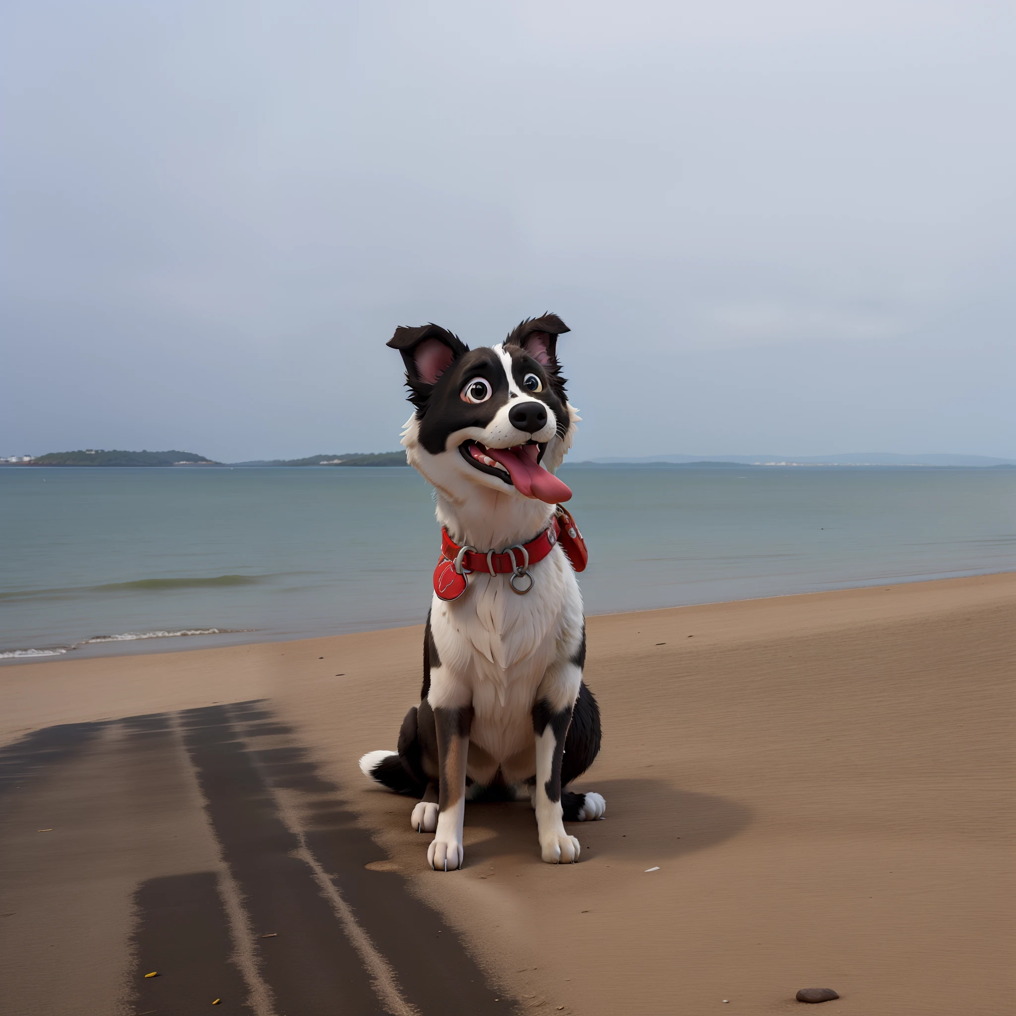 Cachorro, husky siberiano, olhos azuis, pelagem marrom, pelagem na cor branca na parte das patas, brincando na grama