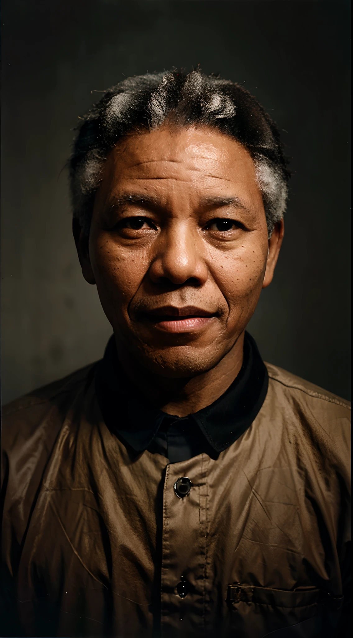 A portrait of nelson mandela