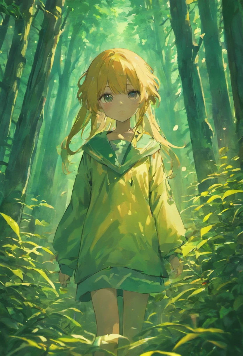 Deep in the deserted forest
