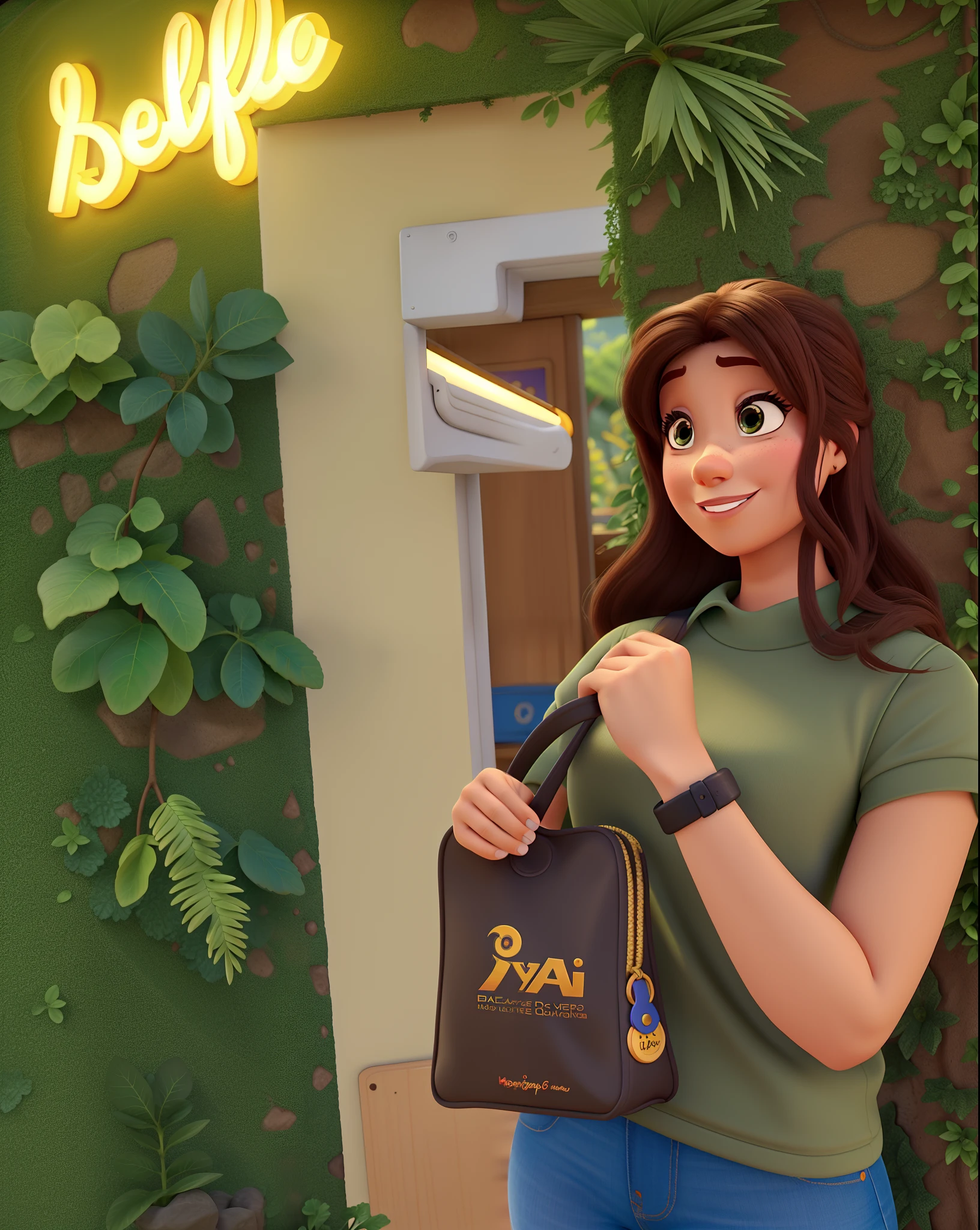 Mulher estilo Disney pixar ,alta qualidade,melhor qualidade