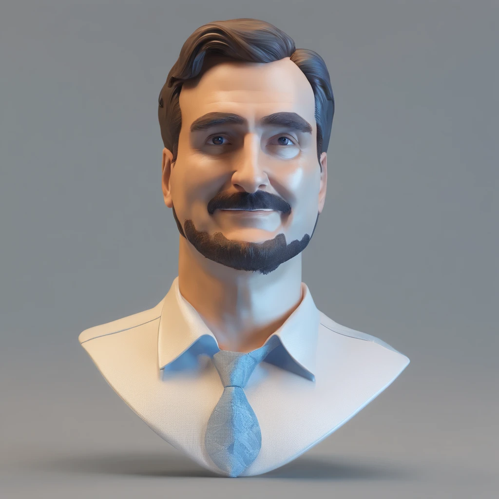 bolsonaro ao lado de um homem jovem, de barba e terno azul