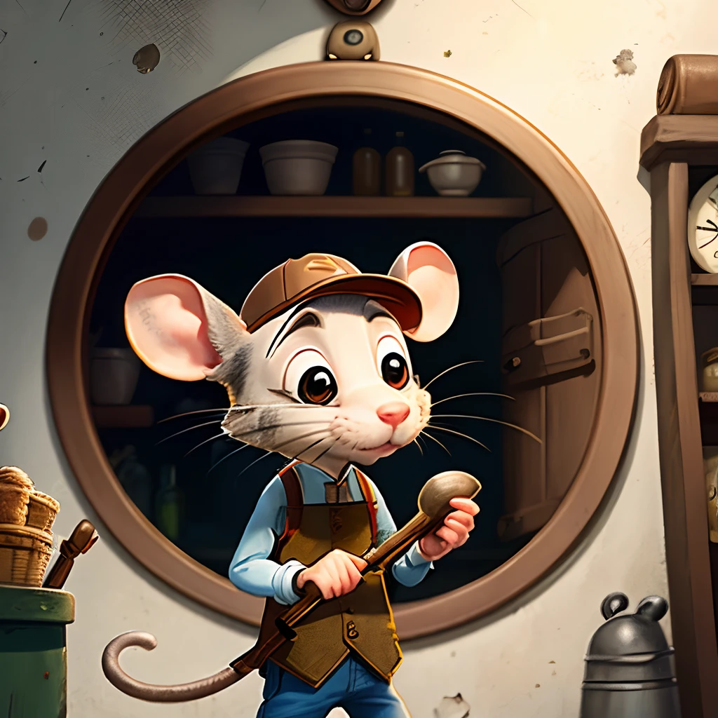 Remy the rat from ratatouille as criminal