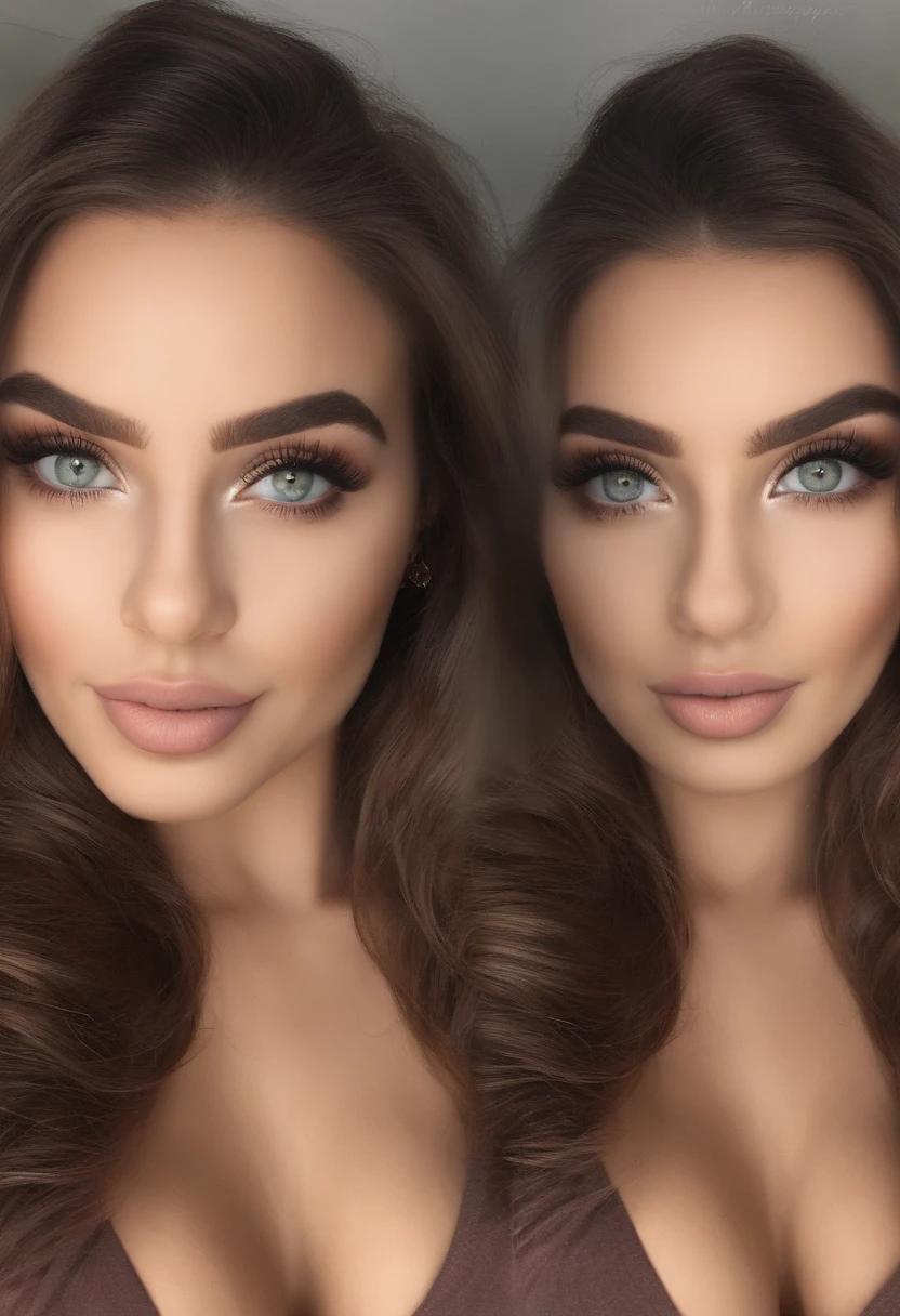 Arafed Mujer totalmente , Chica sexy con ojos verdes, ultra realista, meticulosamente detallado, Retrato Sophie Mudd, brown hair and large eyes, selfie de una mujer joven, Ojos de Dubai, Violeta Myers, sin maquillaje, Maquillaje natural, staring directly into camera, cara con artgram, maquillaje sutil, Impresionante foto de cuerpo completo arrodillado en la cama, En el dormitorio, Medium to large size bust
