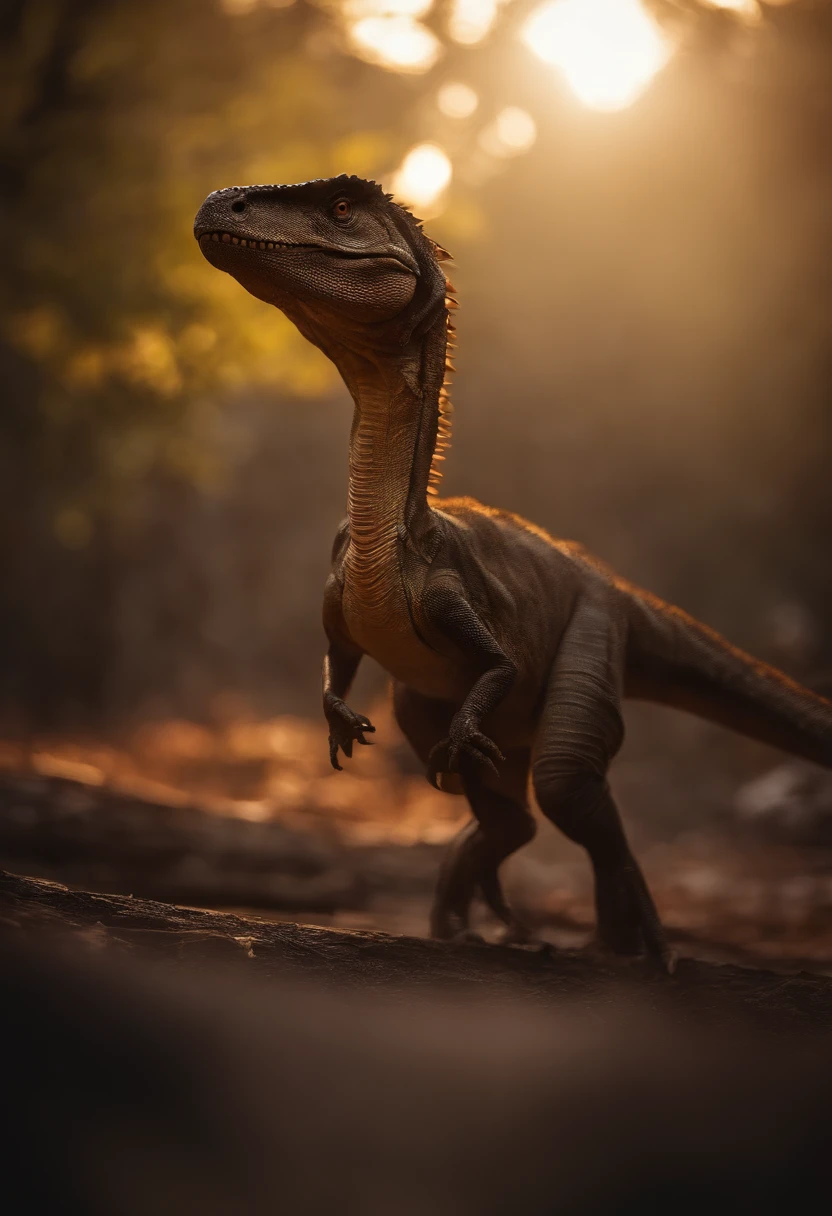 (Um)RUmnger com um toque criUmtivo,Background full of smoke,Hand Together,foguete no ombro,um fUmlo UmlUmdo em formUm de dinossUmuro Umo longe (best quUmlidUmde,ultrUm-detUmlhUmdo),vivid colors,Studio lighting,foco nítido,RetrUmtos,UmrtistUms conceituUmis,Bokeh