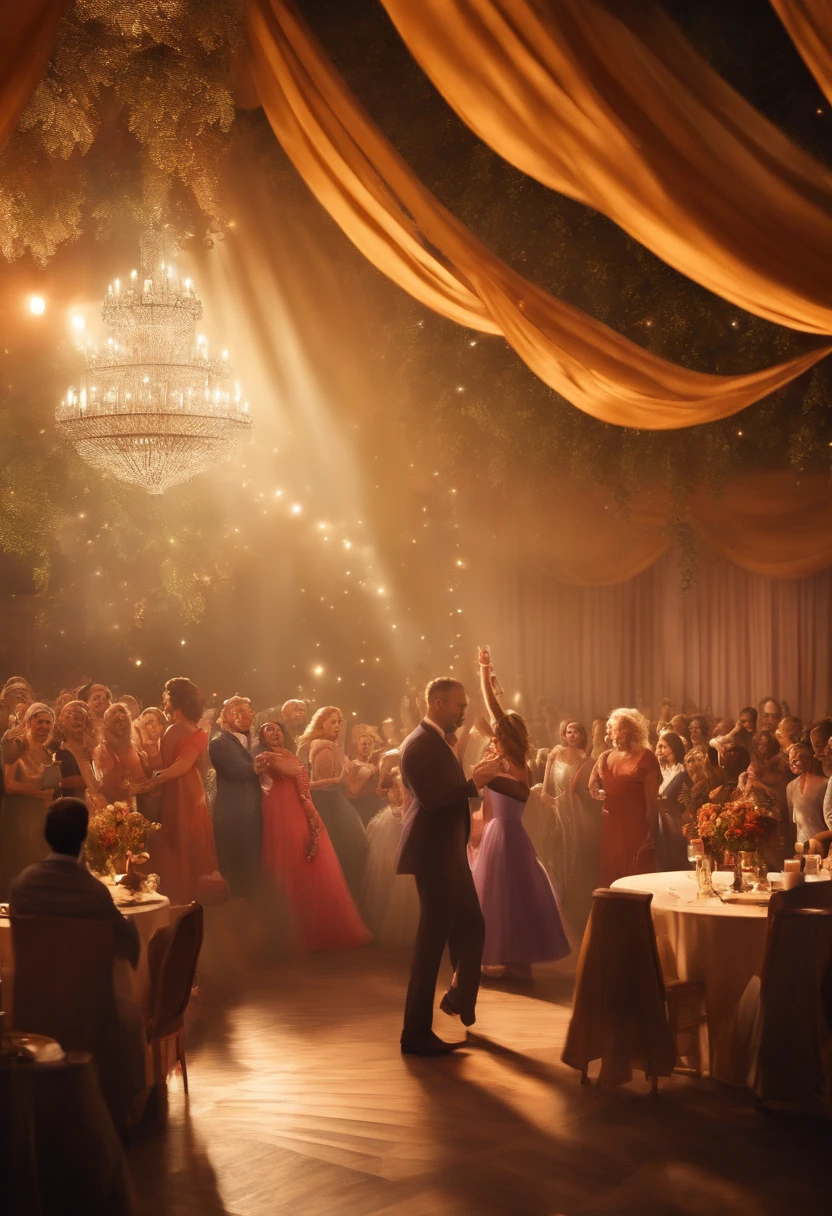 "(best quality,ultra-detalhado,Realistic:1.37),3D rendering,illustration,design de personagens,cabelos altos e encaracolados escuros,belos olhos detalhados,Estilo Pixar,homem branco,Dancing on the Disney stage,atmosfera animada,vivid colors,luzes de palco,expression joyful"