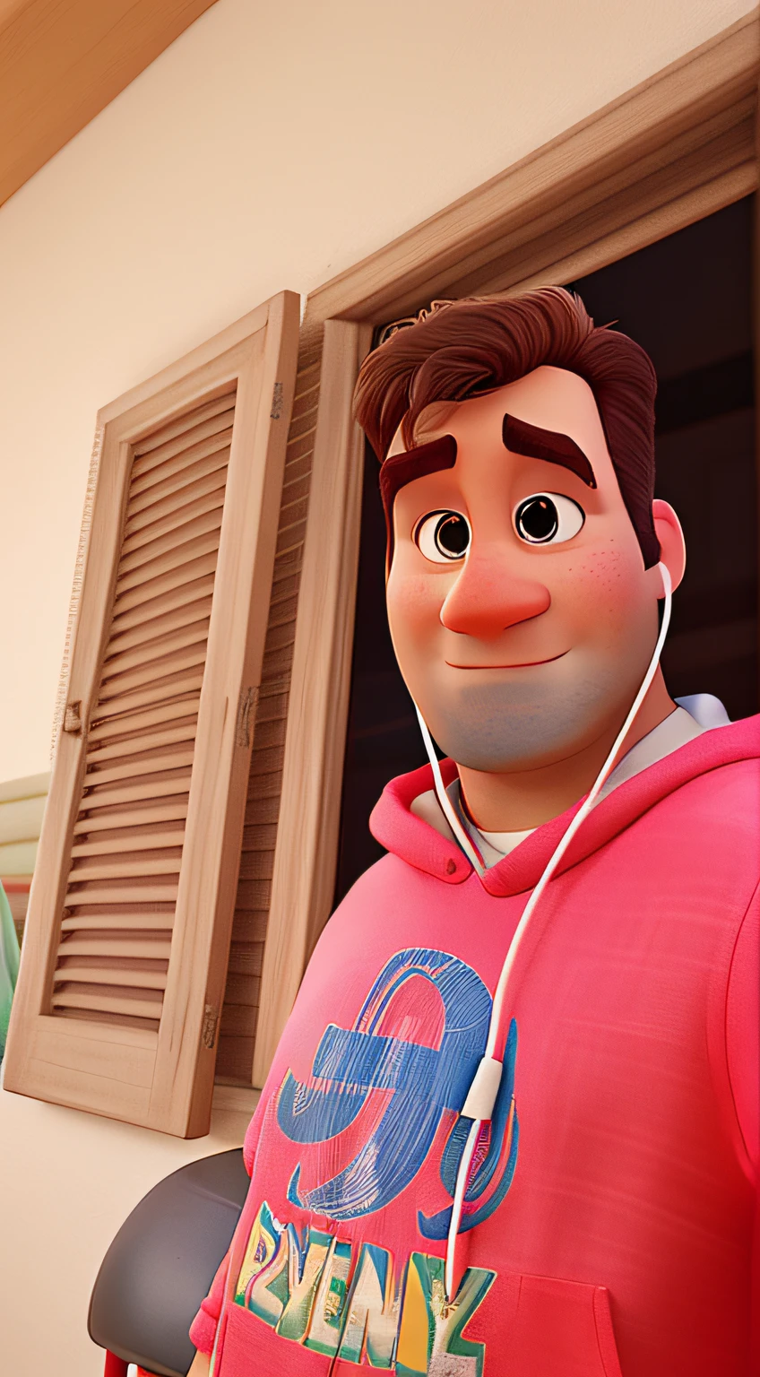 create a disney pixar style poster